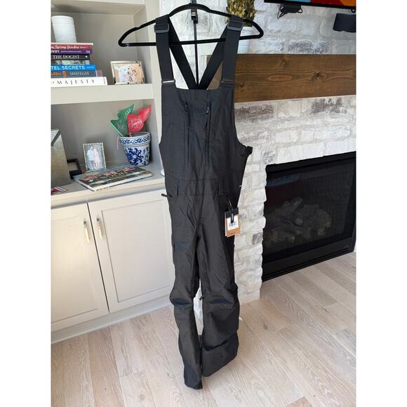 The North Face Women’s TNF Black Freedom Bib Trousers Size M - Picture 5 of 10